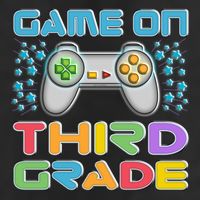 Game On Third Grade Gamers Back To School Gift Cute Gift 7 Panel Mesh Trucker Snapback Hat