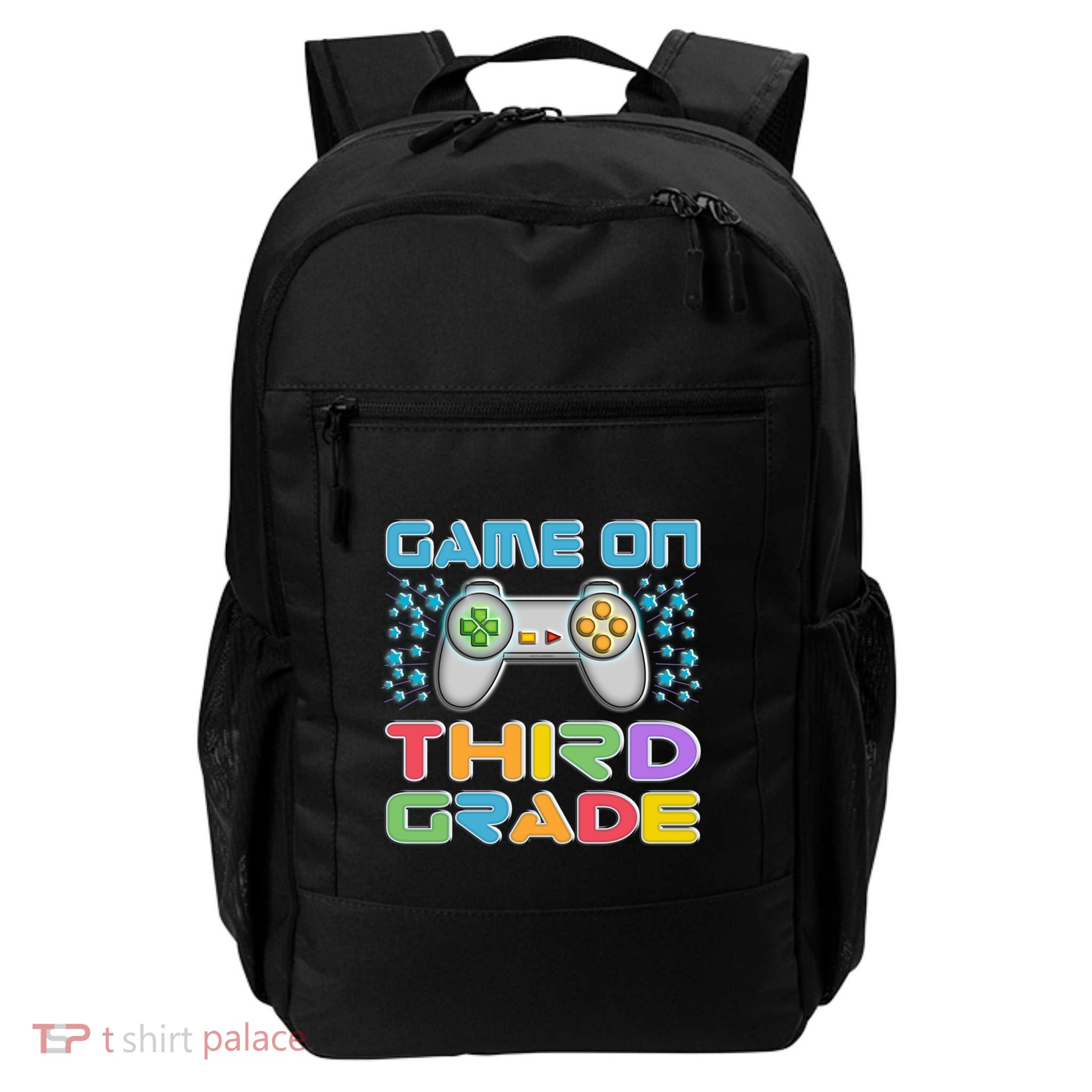 Game On Third Grade Gamers Back To School Gift Cute Gift Backpack
