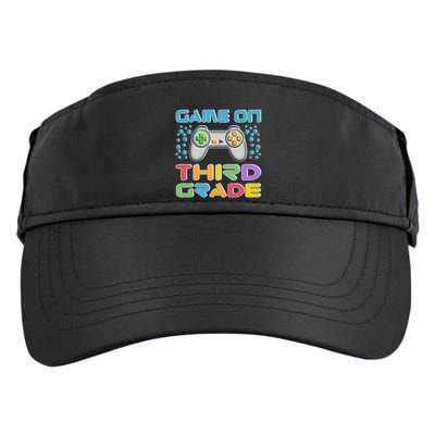 Game On Third Grade Gamers Back To School Gift Cute Gift Adult Drive Performance Visor