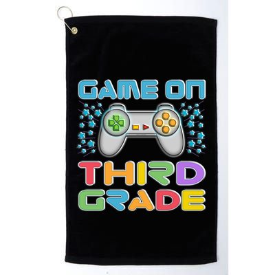 Game On Third Grade Gamers Back To School Gift Cute Gift Golf Towel