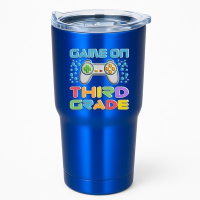 Game On Third Grade Gamers Back To School Gift Cute Gift Tumbler