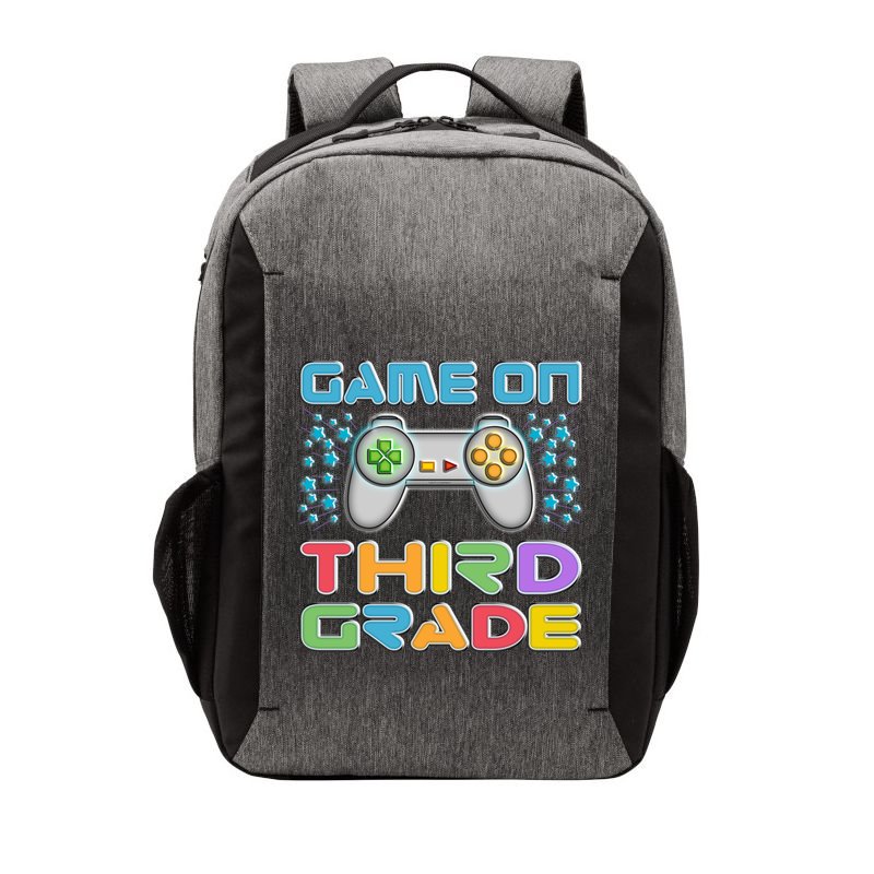 Game On Third Grade Gamers Back To School Gift Cute Gift Vector Backpack
