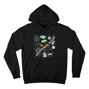 Groovy Occupational Therapy Ot Month Therapist Assistant Ota Hoodie