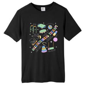 Groovy Occupational Therapy Ot Month Therapist Assistant Ota Tall Fusion ChromaSoft Performance T-Shirt