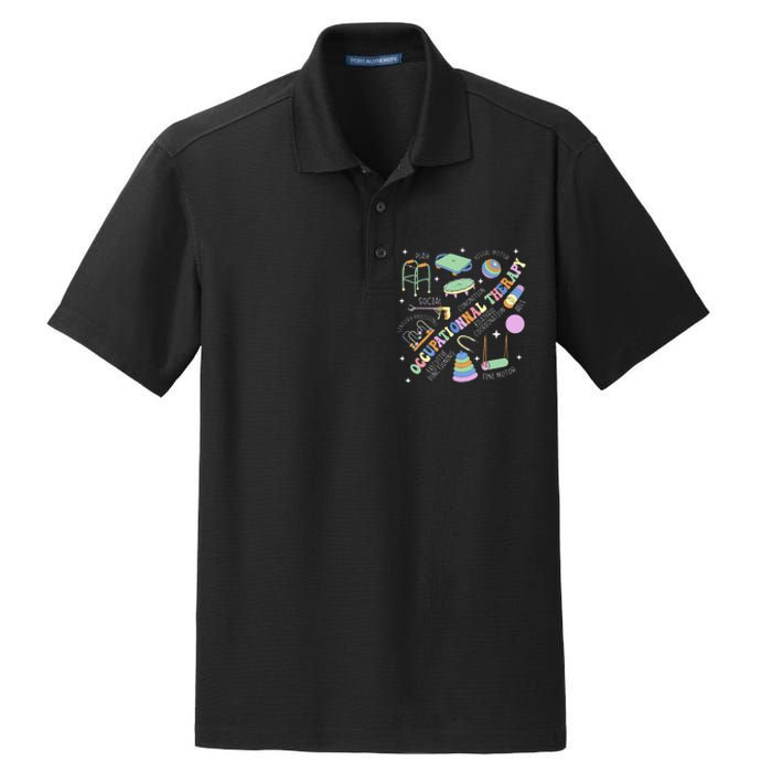 Groovy Occupational Therapy Ot Month Therapist Assistant Ota Dry Zone Grid Polo