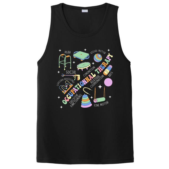 Groovy Occupational Therapy Ot Month Therapist Assistant Ota PosiCharge Competitor Tank