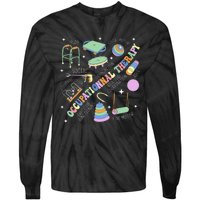 Groovy Occupational Therapy Ot Month Therapist Assistant Ota Tie-Dye Long Sleeve Shirt