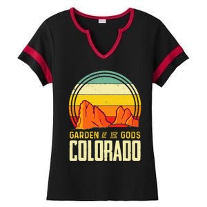 Garden of the Gods National Park Colorado Souvenir Ladies Halftime Notch Neck Tee