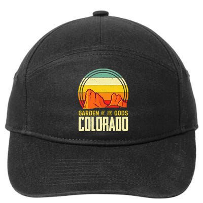 Garden of the Gods National Park Colorado Souvenir 7-Panel Snapback Hat