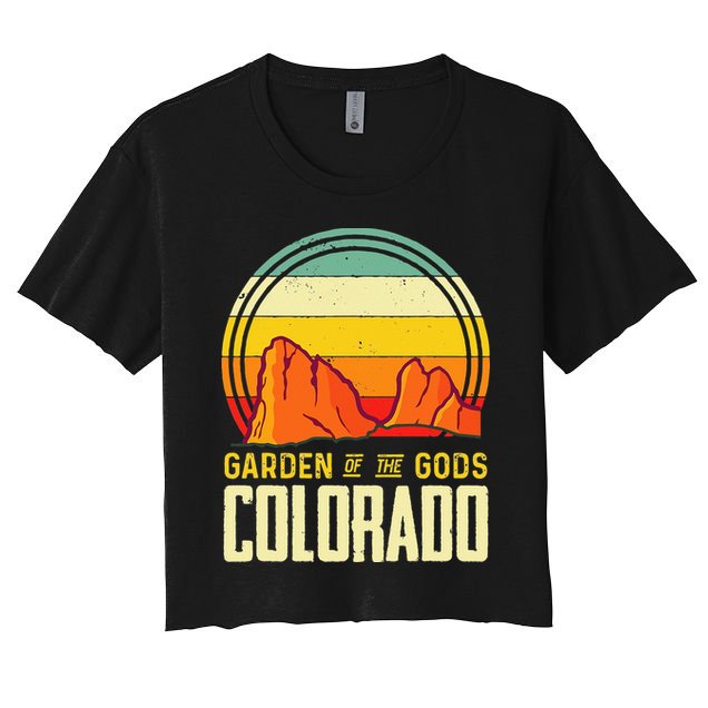 Garden of the Gods National Park Colorado Souvenir Crop Top