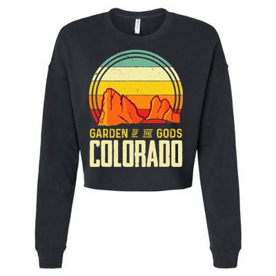 Garden of the Gods National Park Colorado Souvenir Cropped Pullover Crew