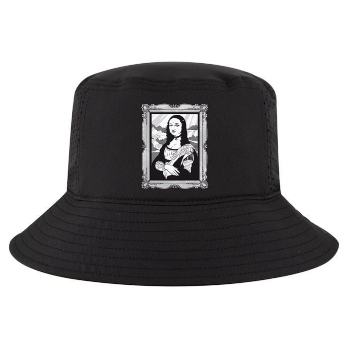 Gothic Mona Lisa Cool Comfort Performance Bucket Hat