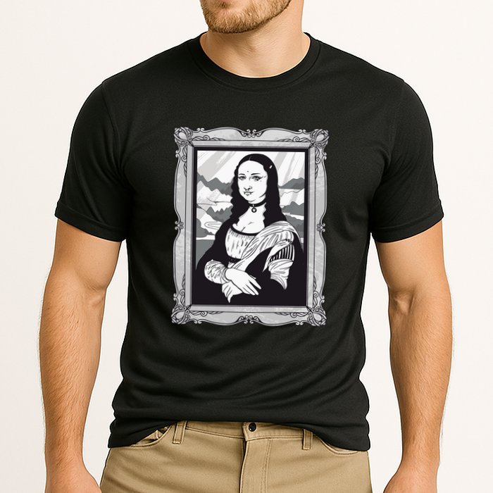 Gothic Mona Lisa Cooling Performance Crew T-Shirt