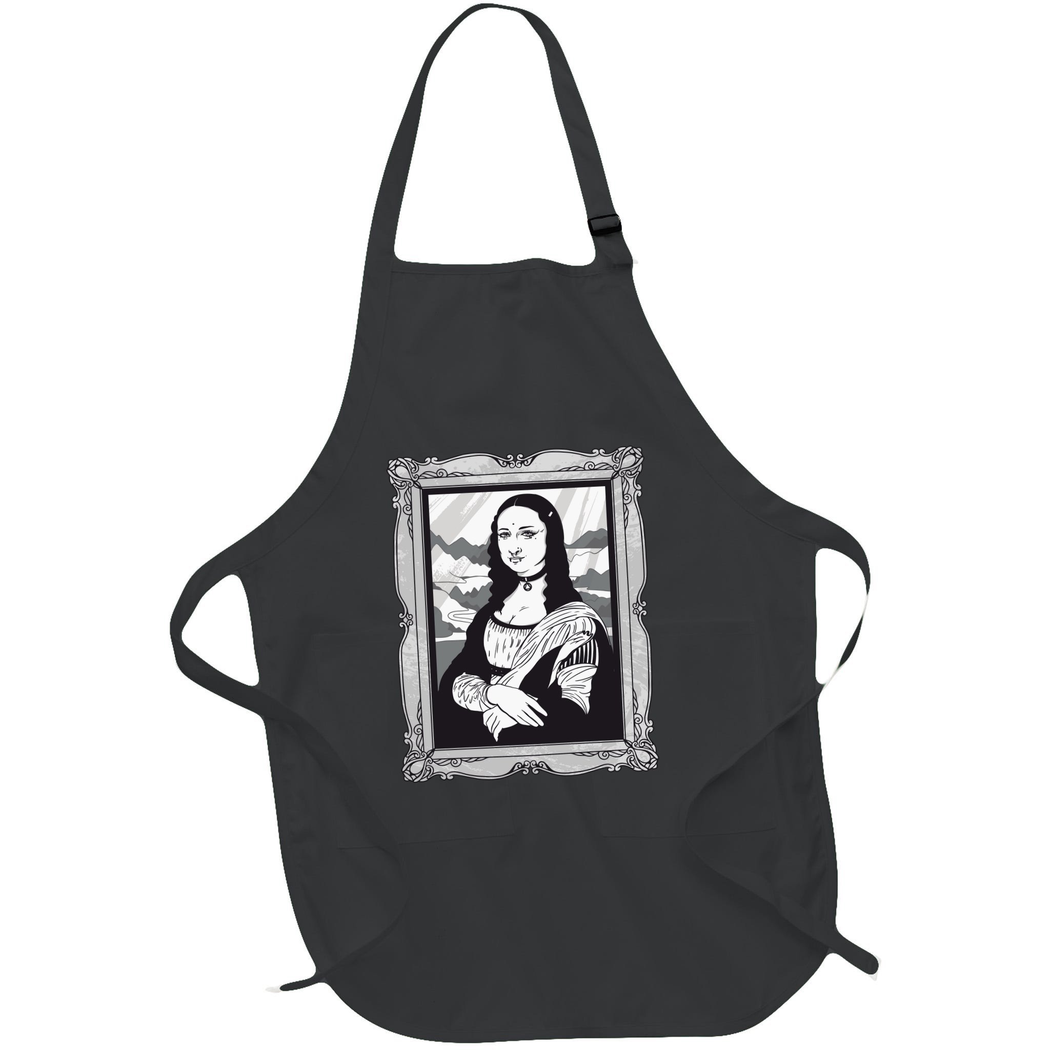 Gothic Mona Lisa Apron