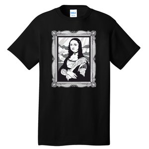 Gothic Mona Lisa Tall T-Shirt