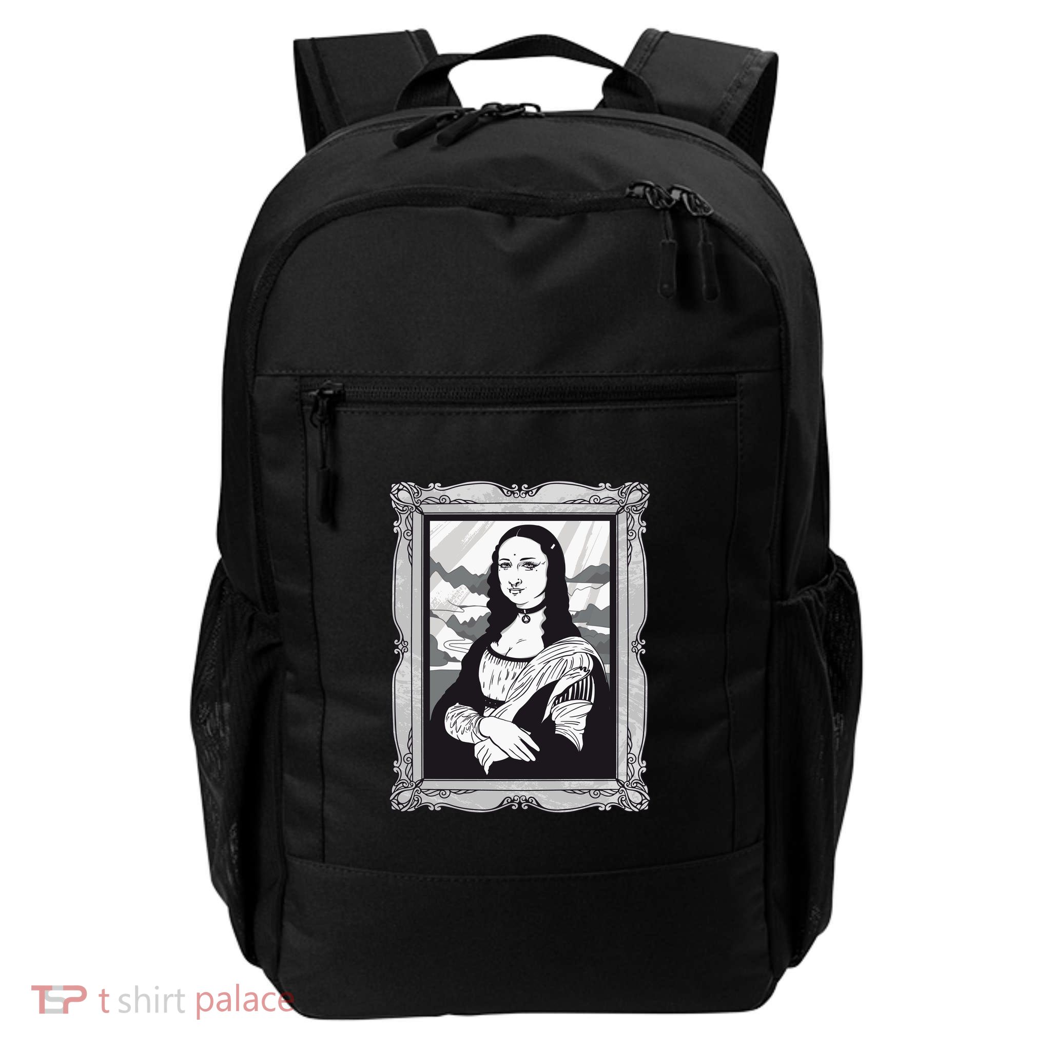Gothic Mona Lisa Backpack