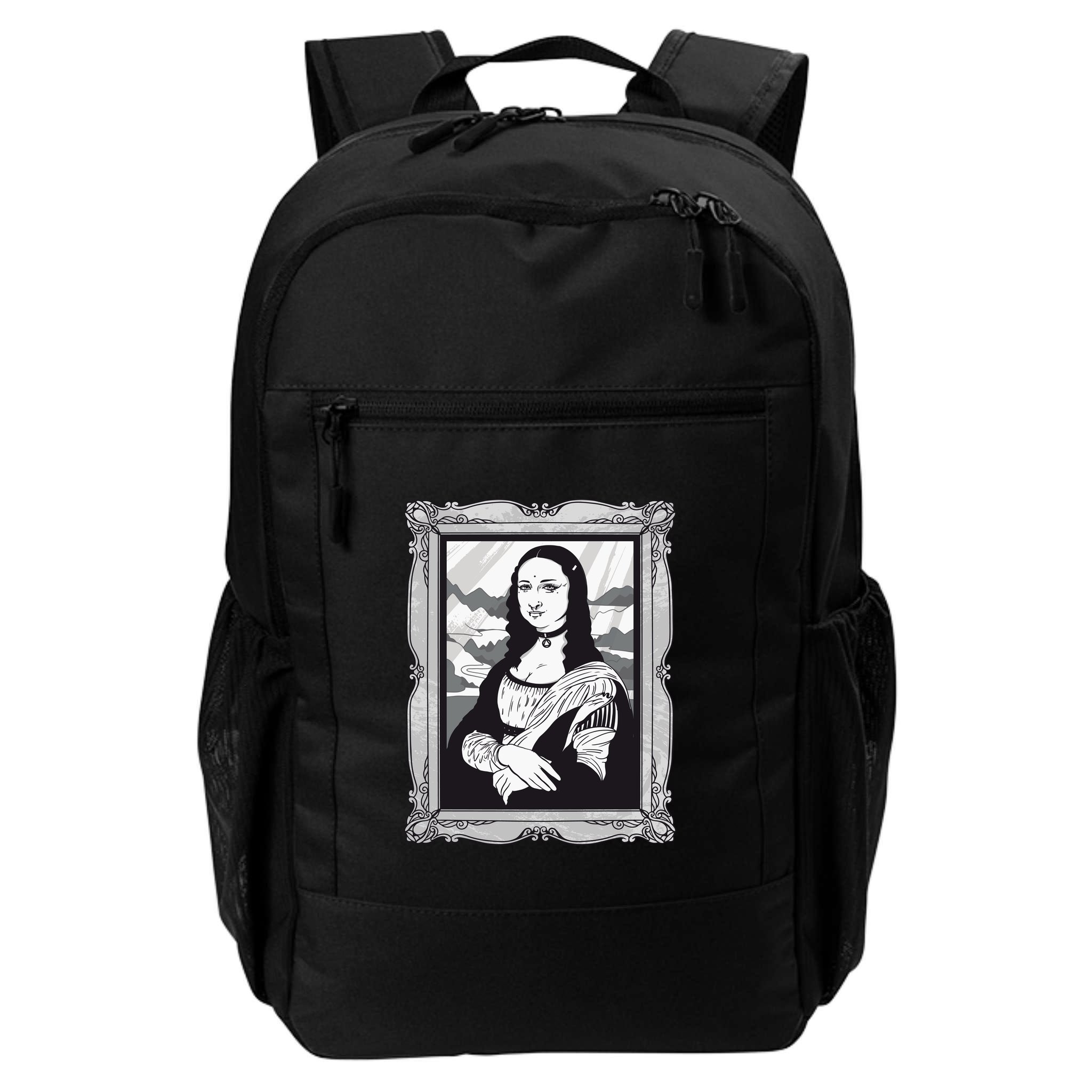 Gothic Mona Lisa Backpack