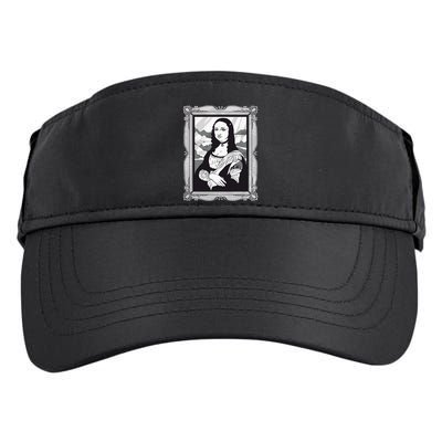 Gothic Mona Lisa Adult Drive Performance Visor