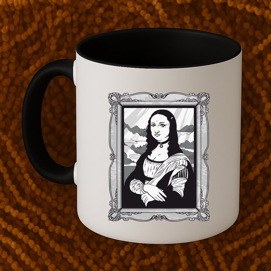 Gothic Mona Lisa Mug