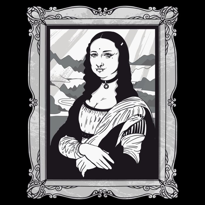 Gothic Mona Lisa Mug
