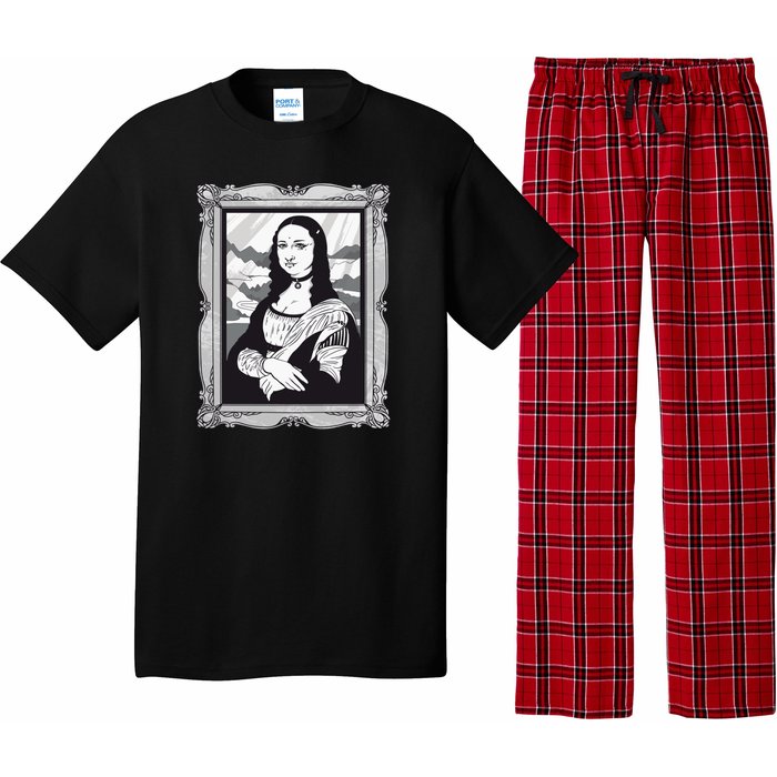 Gothic Mona Lisa Pajama Set