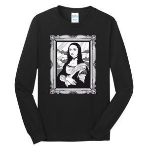 Gothic Mona Lisa Tall Long Sleeve T-Shirt