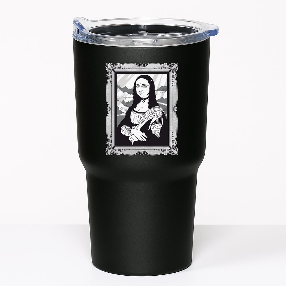 Gothic Mona Lisa Tumbler