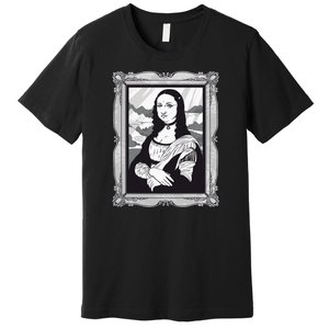 Gothic Mona Lisa Premium T-Shirt