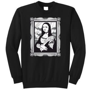 Gothic Mona Lisa Tall Sweatshirt