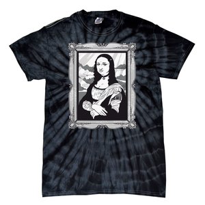 Gothic Mona Lisa Tie-Dye T-Shirt