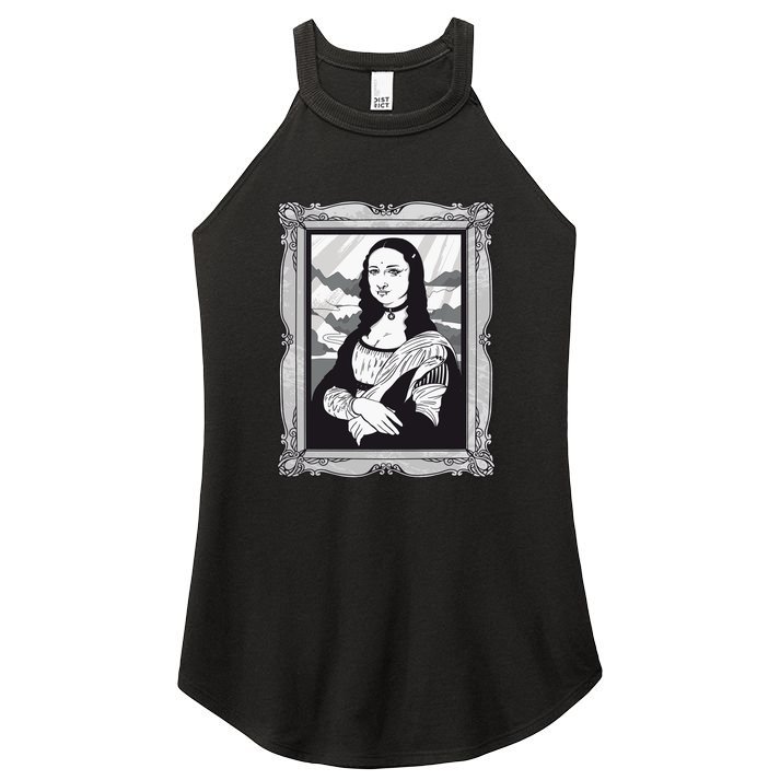 Gothic Mona Lisa Women's Perfect Tri Rocker Tank