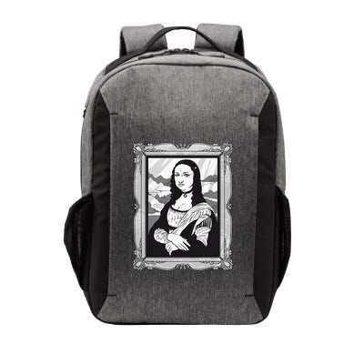 Gothic Mona Lisa Vector Backpack