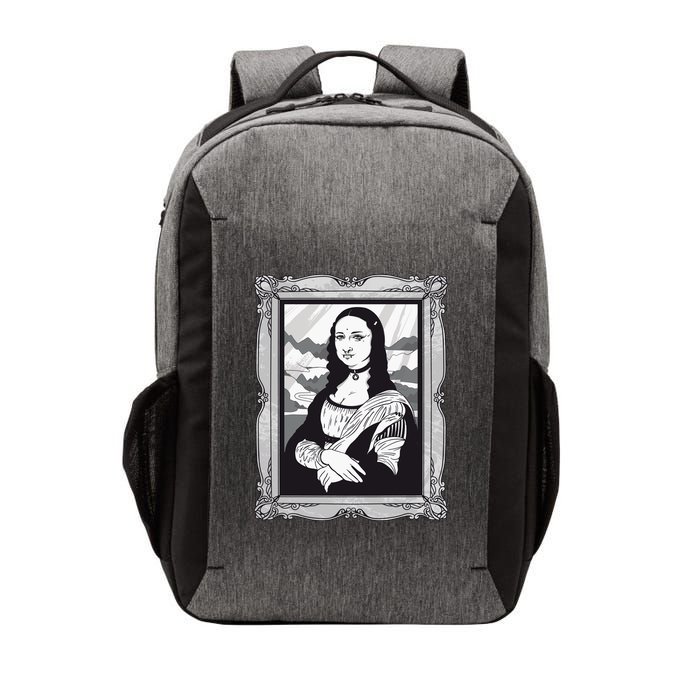 Gothic Mona Lisa Vector Backpack