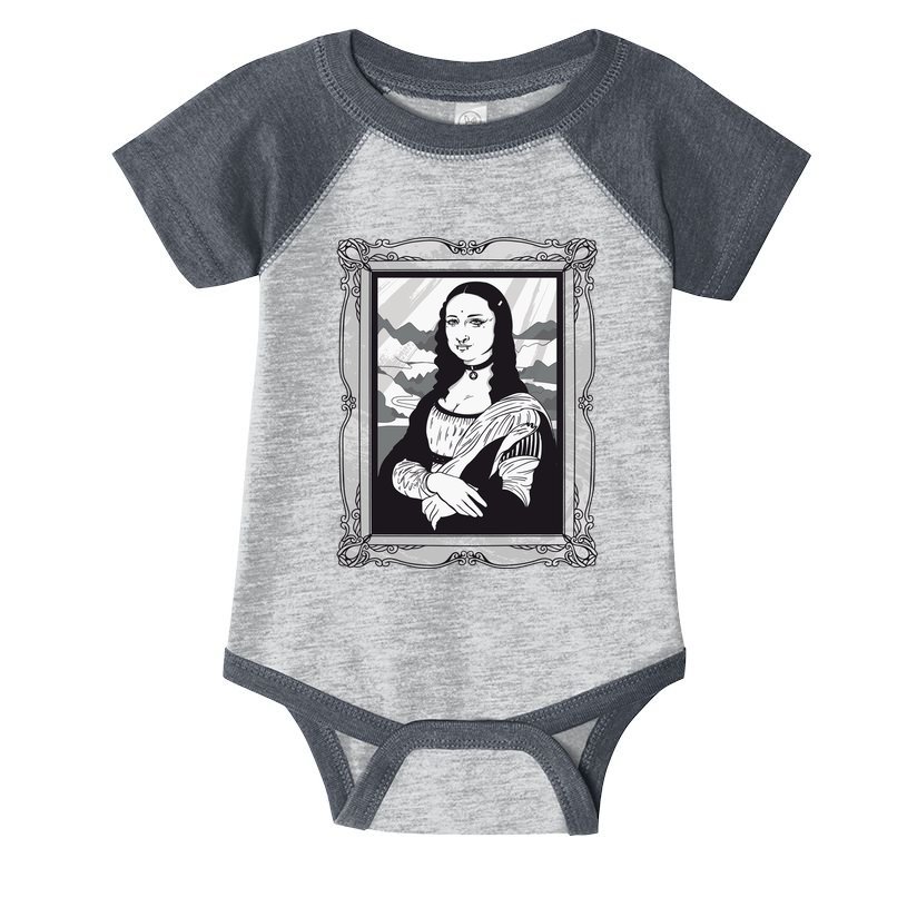 Gothic Mona Lisa Infant Baby Jersey Bodysuit