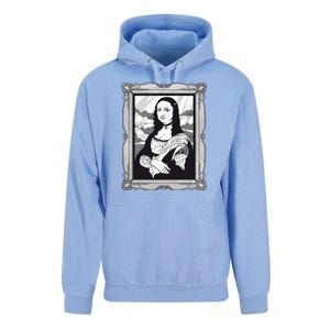 Gothic Mona Lisa Unisex Surf Hoodie