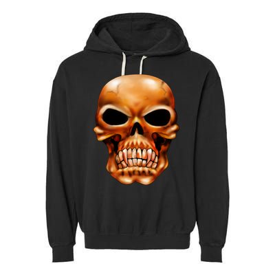 Gothic Skull Garment-Dyed Fleece Hoodie
