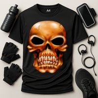 Gothic Skull Cooling Performance Crew T-Shirt