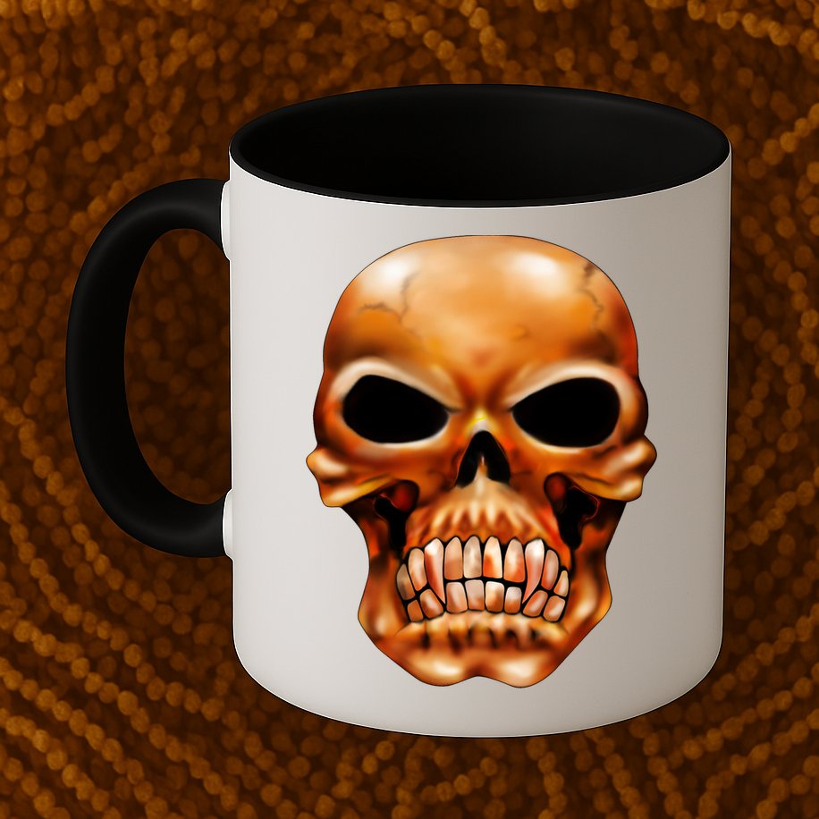 Gothic Skull Mug