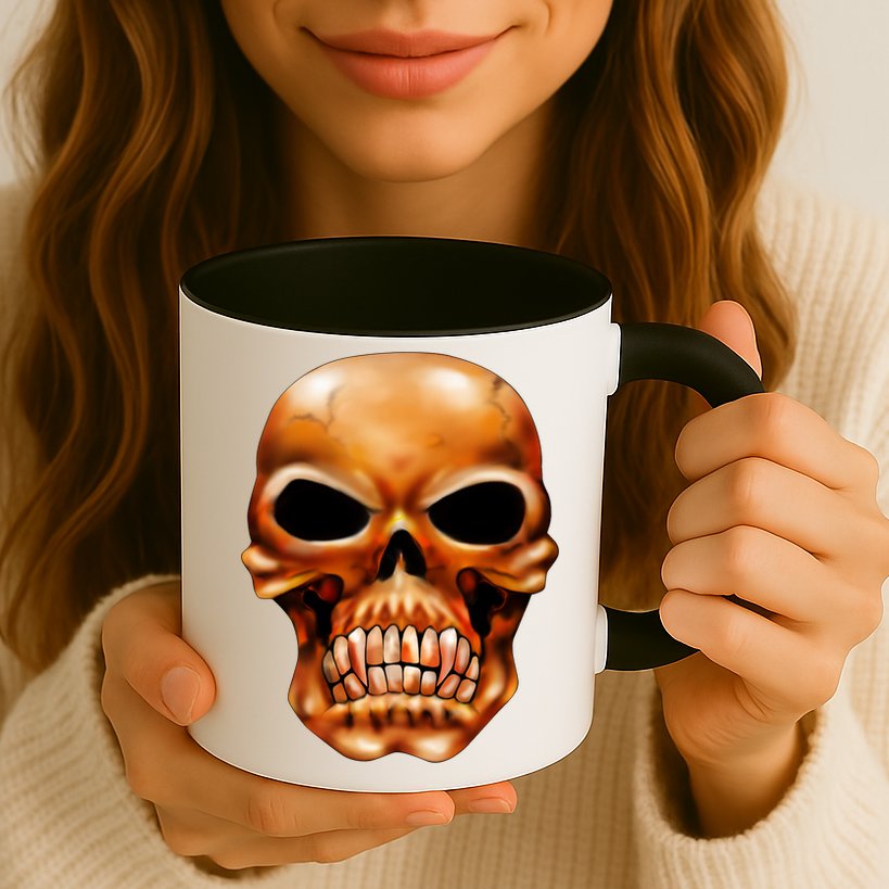 Gothic Skull Mug