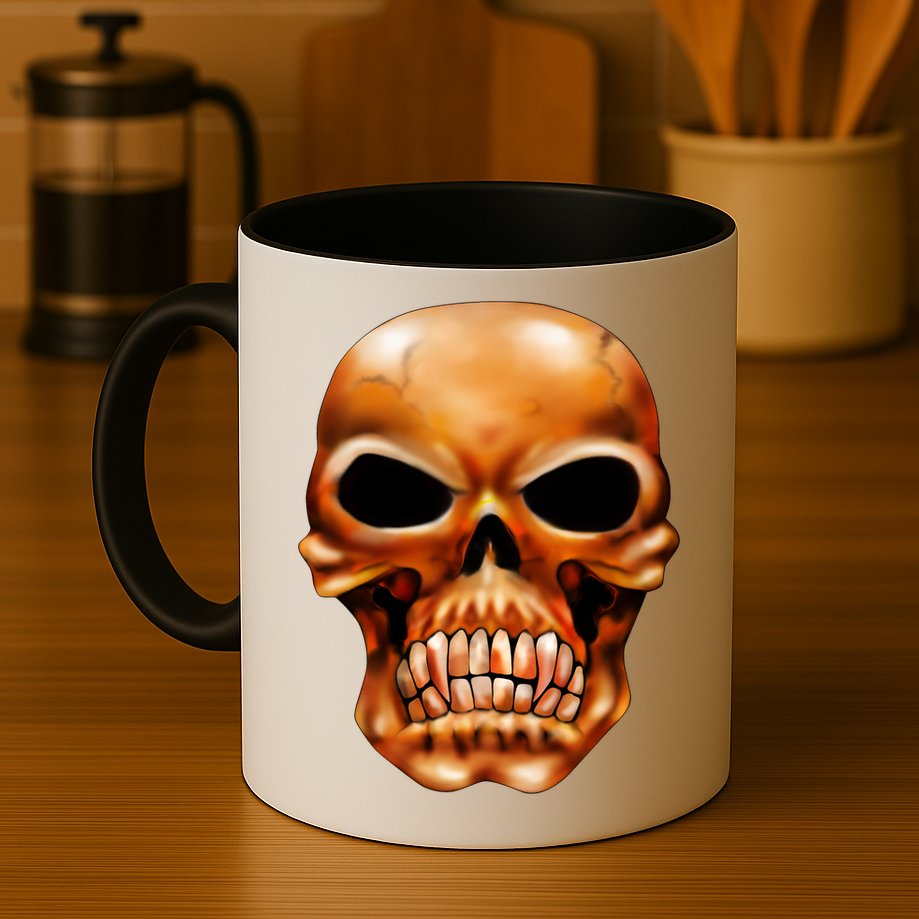 Gothic Skull Mug