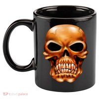 Gothic Skull 11oz C Handle Ceramic Mug