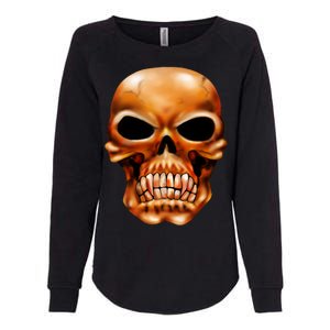 Gothic Skull Womens California Wash Sweatshirt