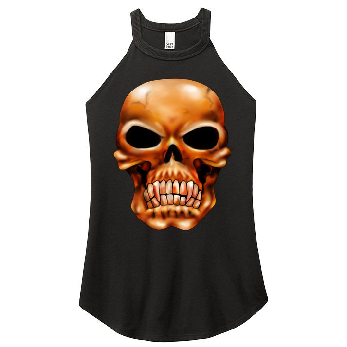 Gothic Skull Women's Perfect Tri Rocker Tank