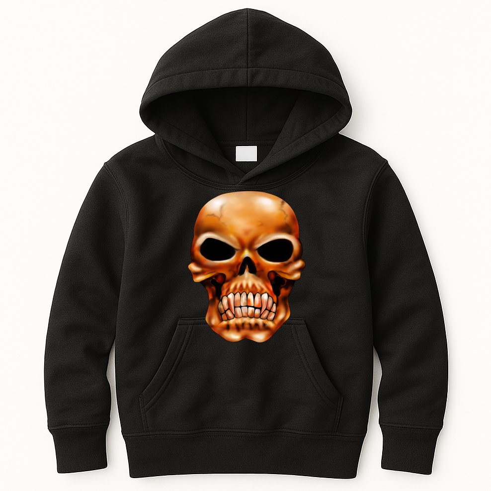 Gothic Skull Kids Hoodie