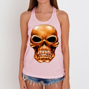 Gothic Skull Women's Knotted Racerback Tank