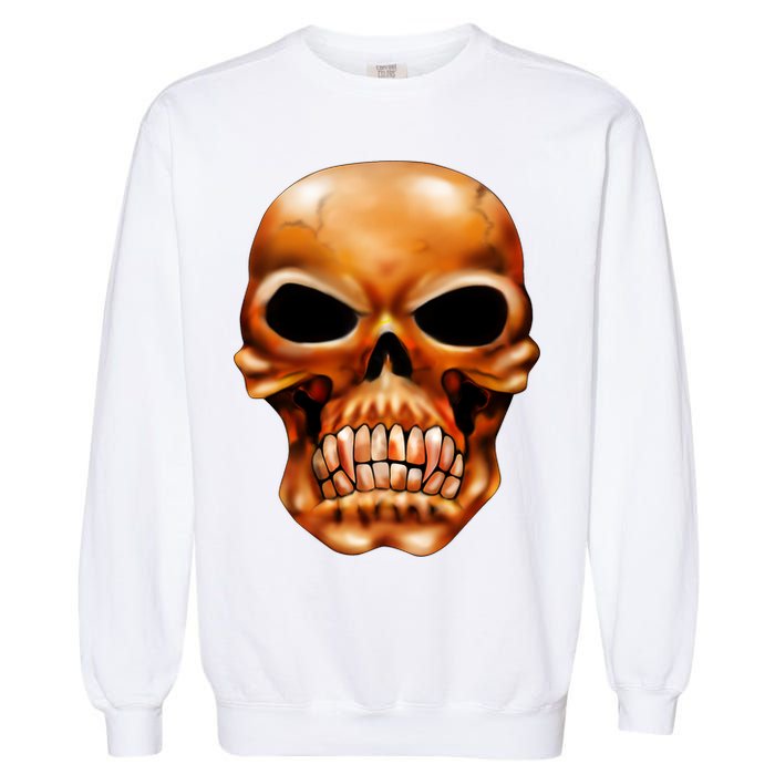 Gothic Skull Garment-Dyed Sweatshirt