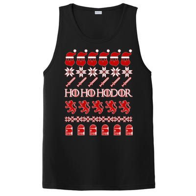 GOTs Ho Ho Hodor Ugly Christmas Sweater PosiCharge Competitor Tank