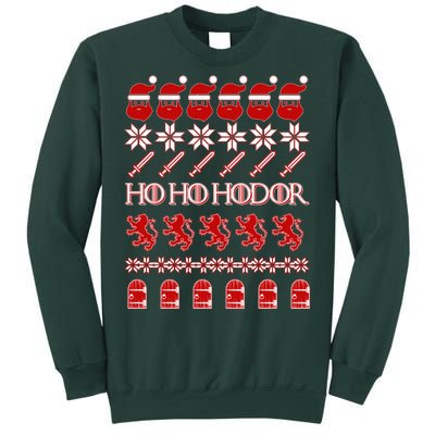 GOTs Ho Ho Hodor Ugly Christmas Sweater Sweatshirt