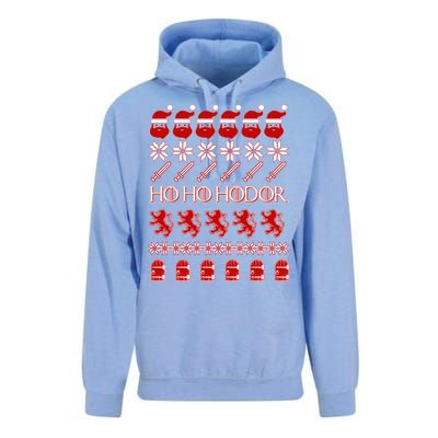 GOTs Ho Ho Hodor Ugly Christmas Sweater Unisex Surf Hoodie