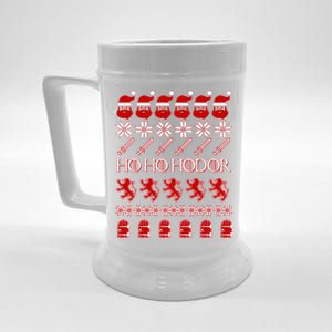 GOTs Ho Ho Hodor Ugly Christmas Sweater Beer Stein